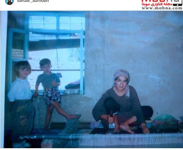 عکس کودکی سردار آزمون