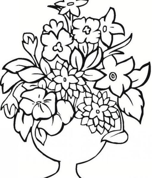 عکس نقاشی مغازه گل فروشی