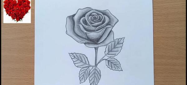 عکس نقاشی گل برای فرهنگ و هنر هفتم
