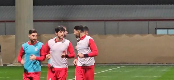 عکس سردار آزمون و علیرضا جهانبخش
