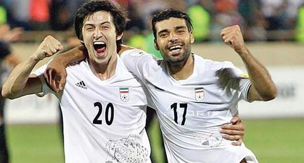 عکس مهدی طارمی با سردار آزمون