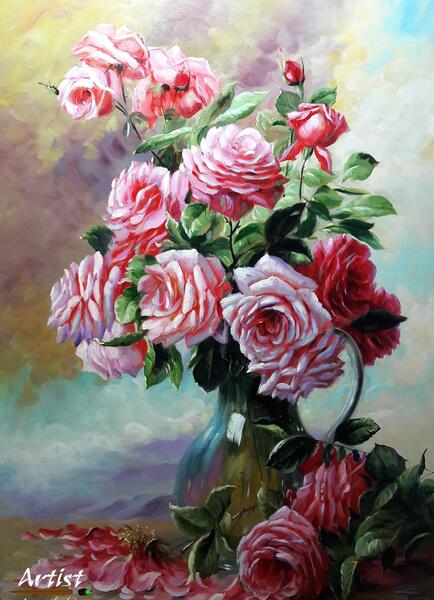 عکس نقاشی فیلم گل رز