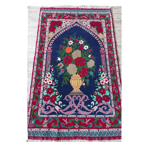 عکس نقاشی فرش گل گلی