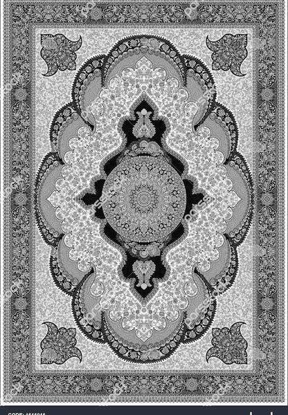 عکس نقاشی فرش گل گلی