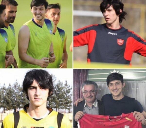 عکس سردار آزمون با لباس ایران