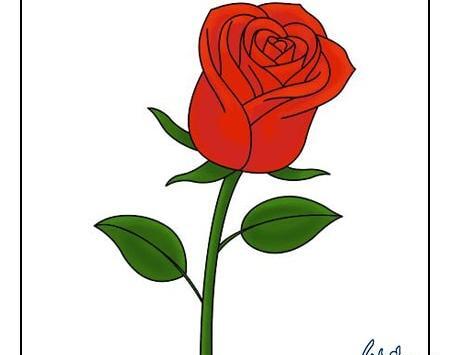 عکس نقاشی گل کوچک قشنگ