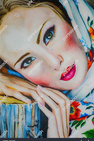 عکس نقاشی گل گلی خوشگل