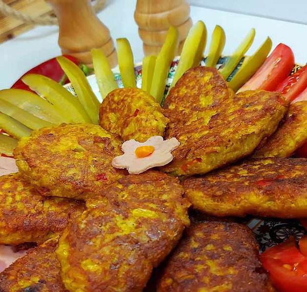 عکس کوکو سیب زمینی تزیین شده