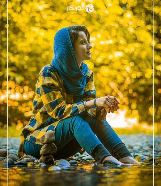 عکس آتلیه ای دختر جوان