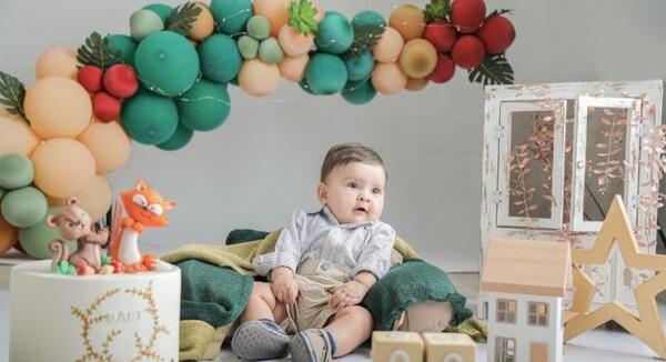 عکس آتلیه تولد پسر بچه