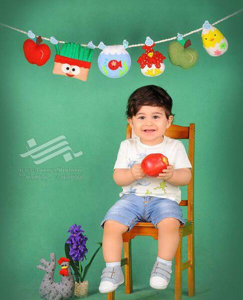 عکس آتلیه پسر سه ساله