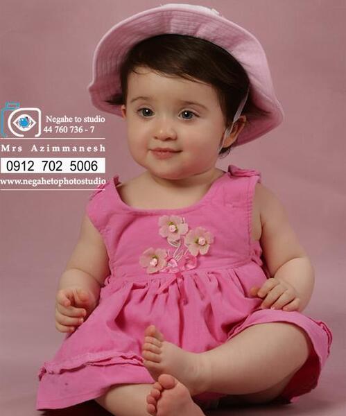 عکس آتلیه دختر بچه یک ساله