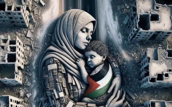 عکس کودکان غزه با هوش مصنوعی