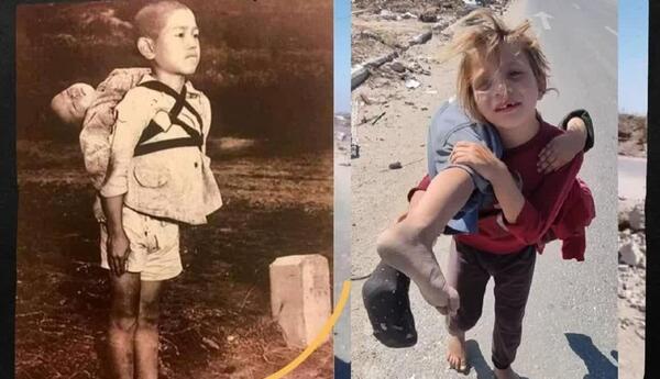 عکس یک کودک فلسطینی