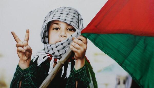 عکس یک کودک فلسطینی