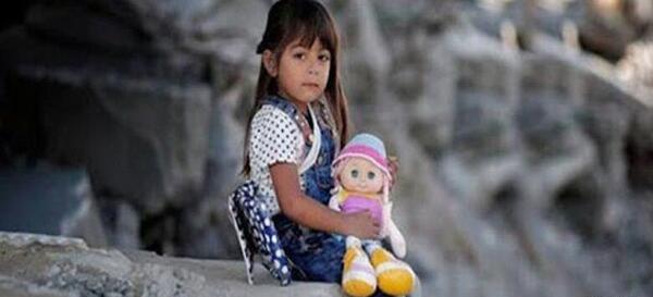 عکس یک کودک فلسطینی