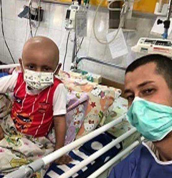 عکس کودک سرطانی ایرانی