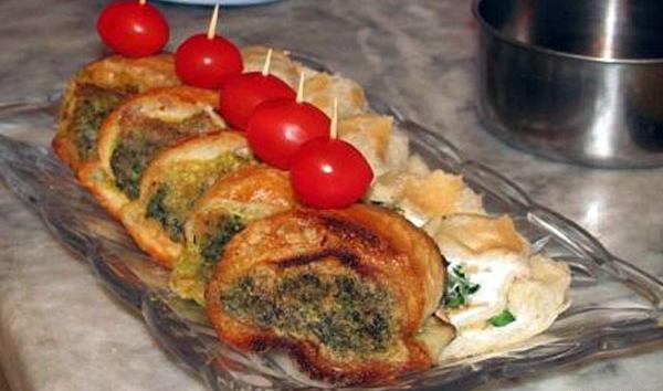 عکس ساندویچ کوکو سبزی