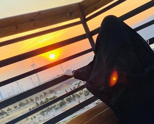 عکس متن دلتنگی غروب پنجشنبه کوتاه