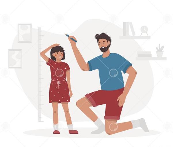 عکس پدر و دختری کارتونی
