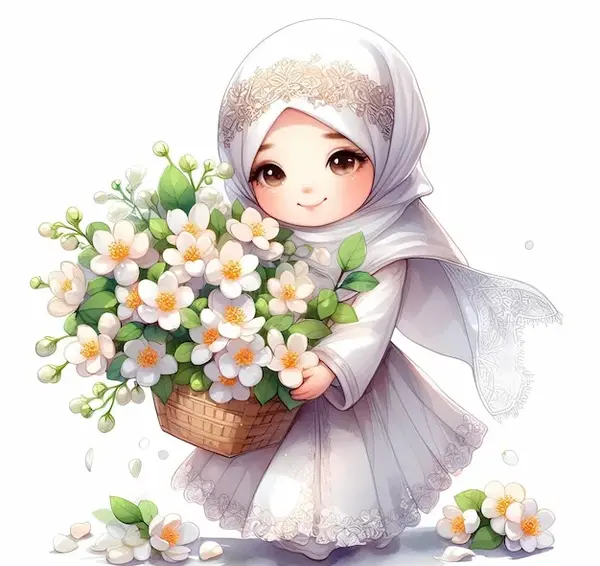 عکس پدر و دختری باحجاب