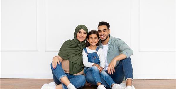 عکس پدر و دختری باحجاب