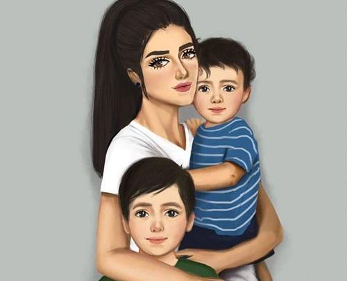 عکس های مادر و پسر بچه برای پروفایل