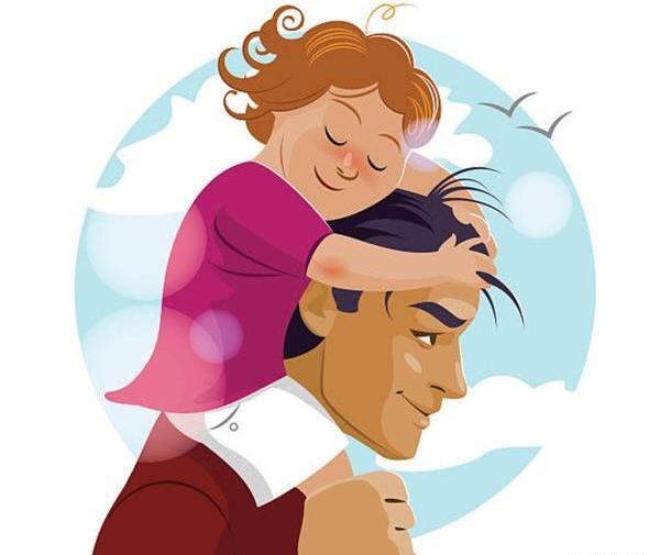 عکس پدر و دختری واقعی