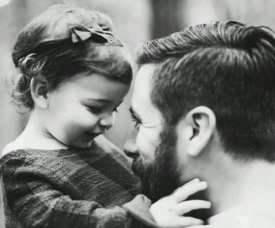 عکس عاشقانه پدر دختری