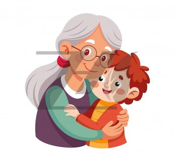 عکس پدربزرگ کارتونی