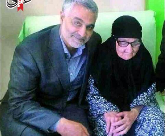 عکس پدر و مادر سردار سلیمانی