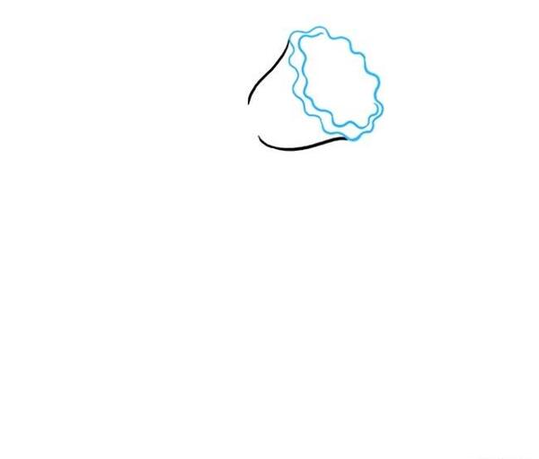 عکس نقاشی گل نرگس مرحله به مرحله