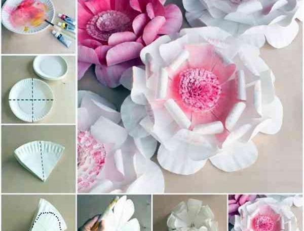 عکس نقاشی گل نیلوفر با گواش