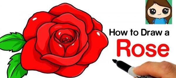عکس نقاشی گل های رز