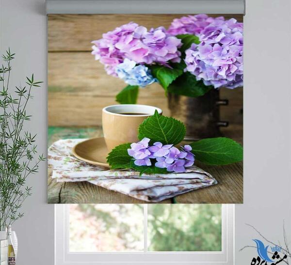 عکس نقاشی سبد گل یاس کودکانه