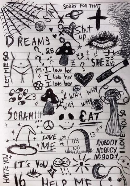عکس نقاشی های زیبا دخترانه طراحی