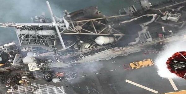 آمریکا عکس از داخل ناو هواپیمابر