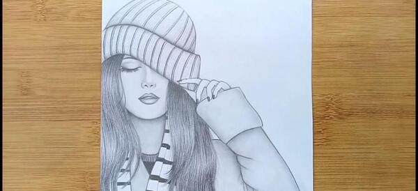 عکس نقاشی دخترانه اسپرت شیک