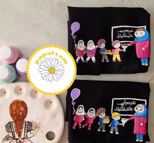 عکس نقاشی دخترانه برای پیش دبستانی