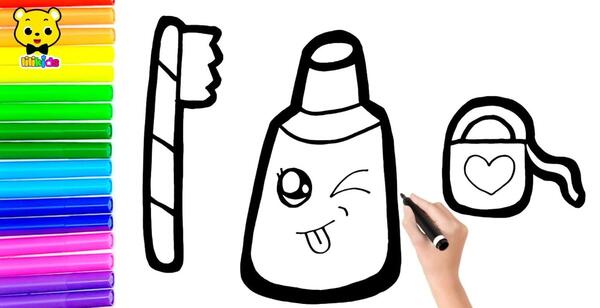 عکس نقاشی دخترانه کلاس پیش دبستانی