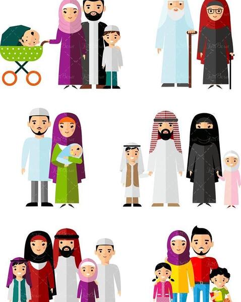 عکس چهار نفره برای گروه با حجاب