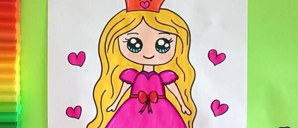 عکس نقاشی دخترانه جذاب و ساده