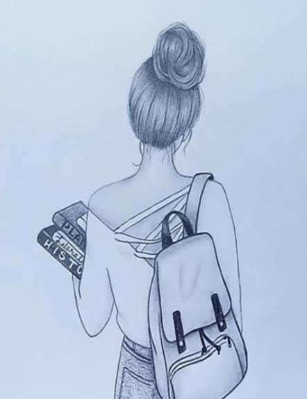 عکس نقاشی چهره دخترانه جدید