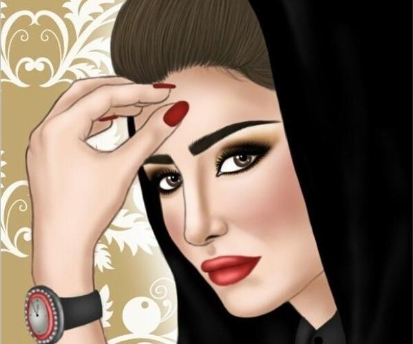 عکس نقاشی دخترانه چشم ساده