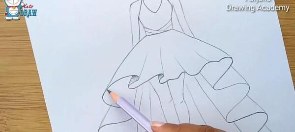 عکس آموزش نقاشی دخترانه حرفه ای