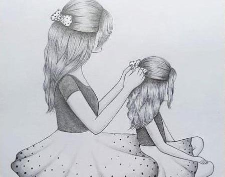 عکس نقاشی دخترانه خیلی سخت و زیبا