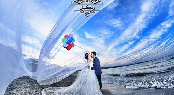 ایده عکس دونفره لب ساحل