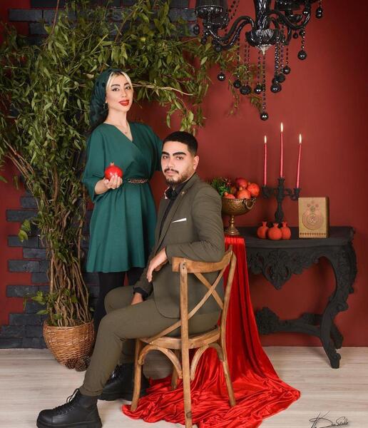 عکس دونفره برای شب یلدا
