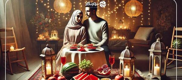 عکس شب یلدای دونفره