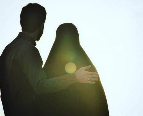 زوج عکس عاشقانه مذهبی دونفره